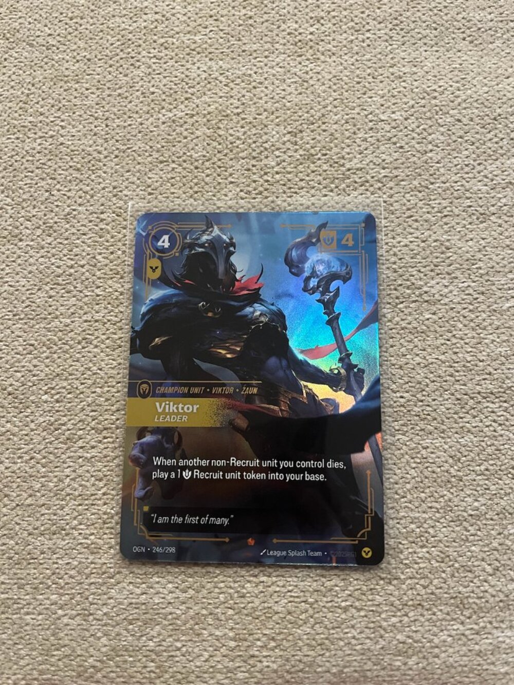 Viktor 246/298, Leader - Origins (OGN) Riftbound: League of Legends Card